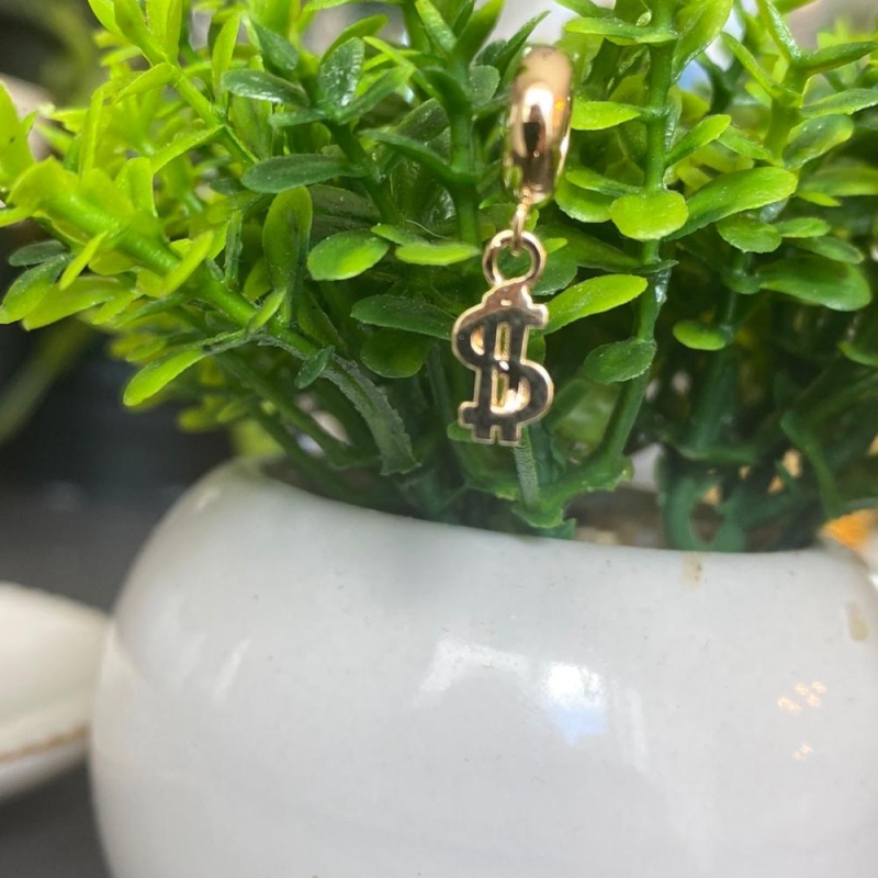 Pingente Cifrão para Pulseira Réplica Pandora