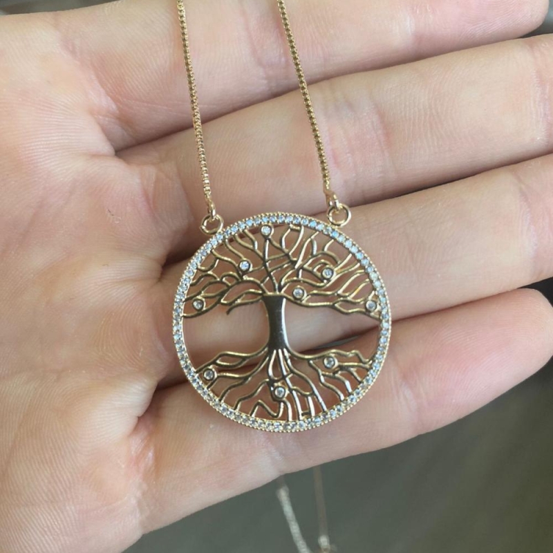 Colar veneziana Arvore da vida