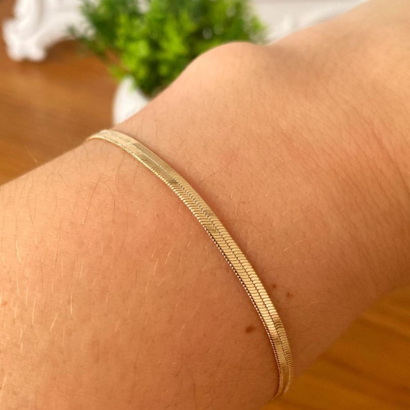 Pulseira Cobra Grossa