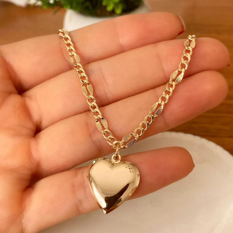 Pulseira Coração Liso