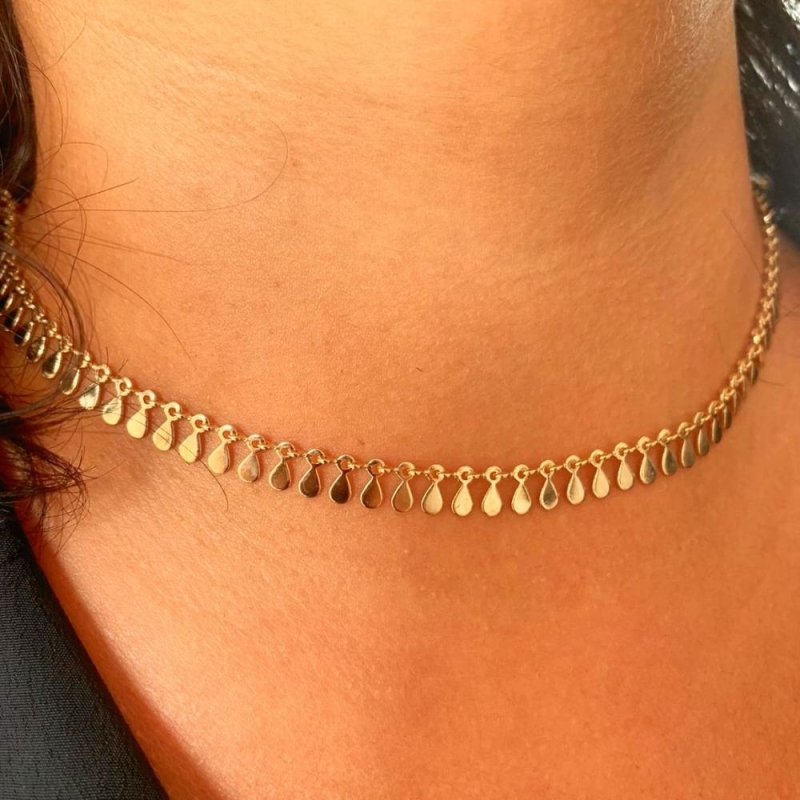 Chocker gotinhas metal