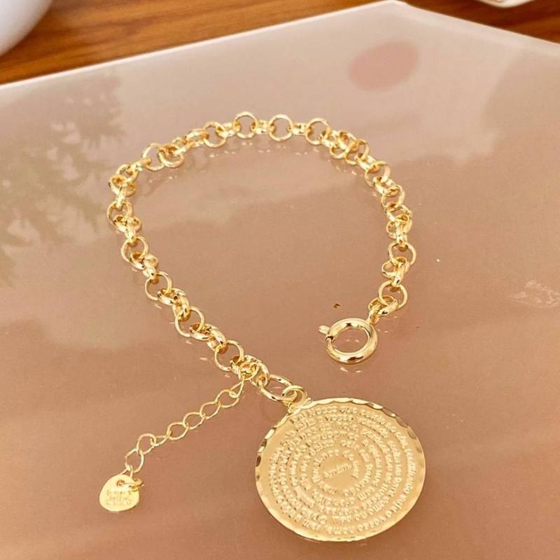 Pulseira medalha 