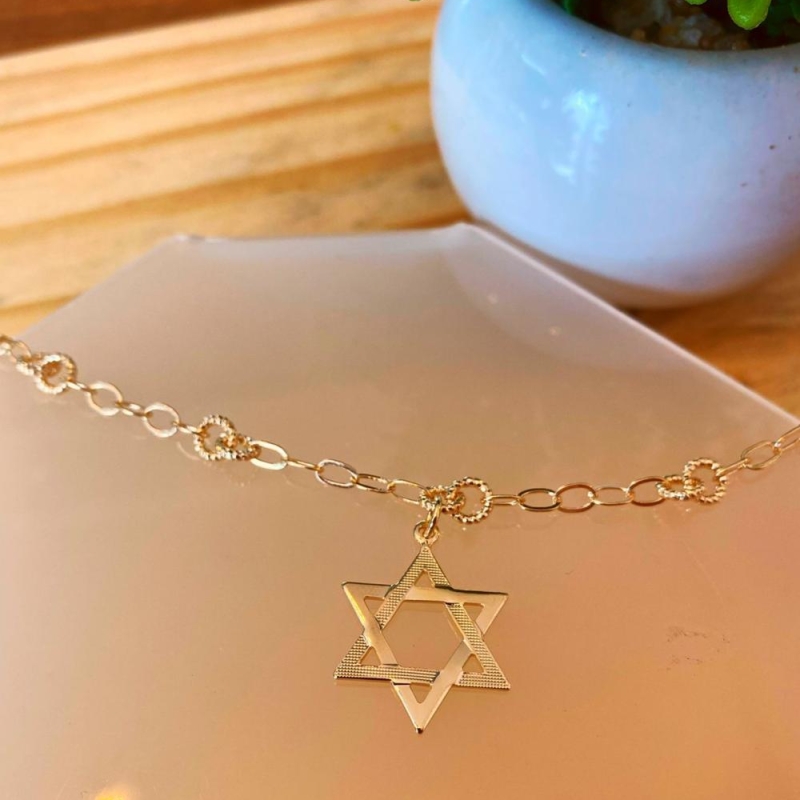 Pulseira Estrela de Davi