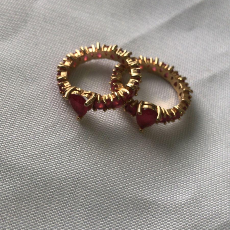 Aliança Cristal rosa