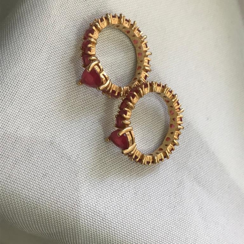 Aliança Cristal rosa