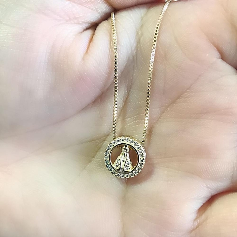 Colar pingente nossa senhora