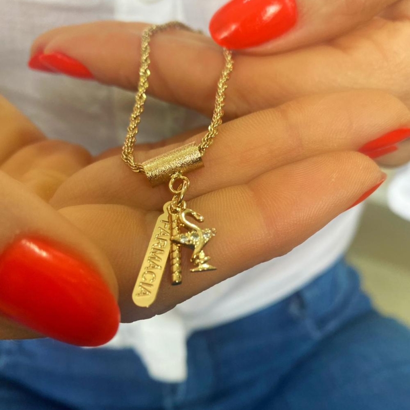Pulseira profissoes Farmacia