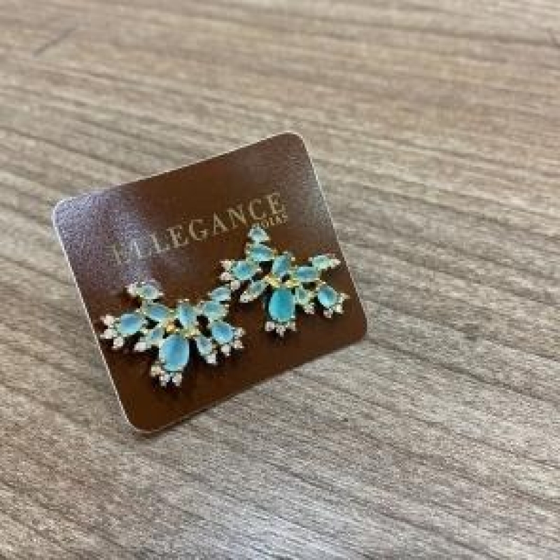 Brinco Cristal verde