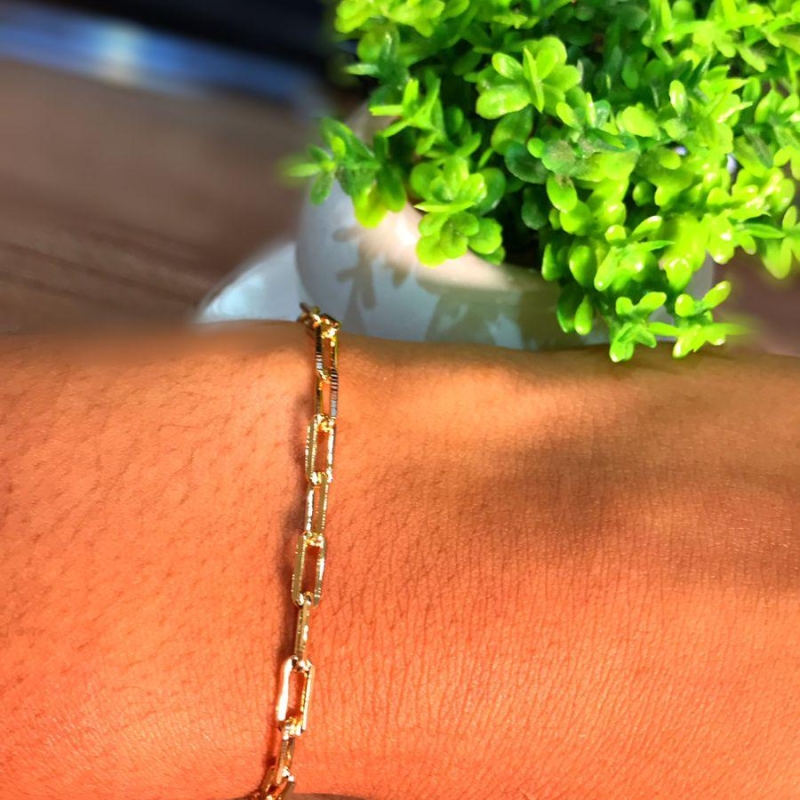 Pulseira masculina elo cartier