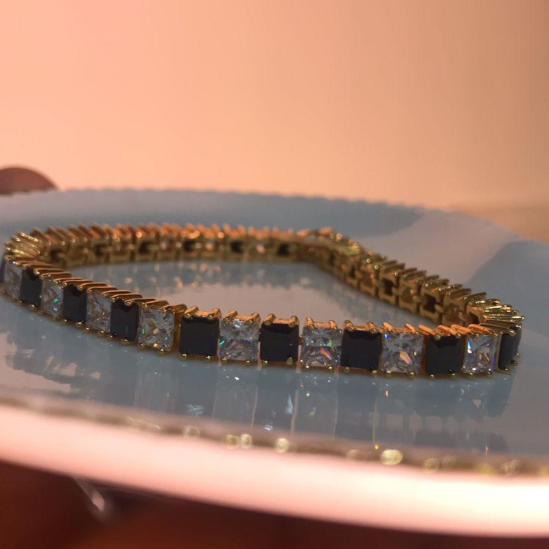 pulseira riviera  cubica