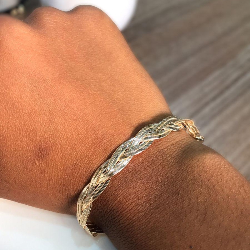 Pulseira trançada