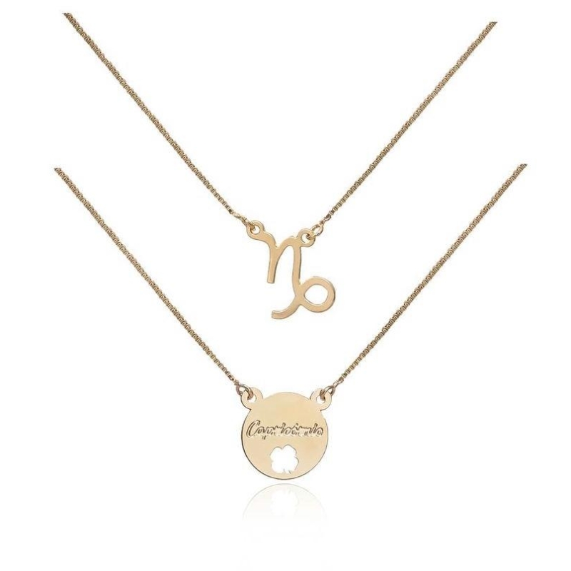 colar escapulário signo capricórnio