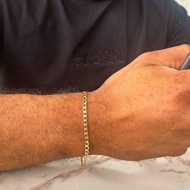 pulseira corrente grumet sem zircônia