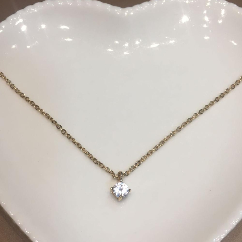 colar com cristal