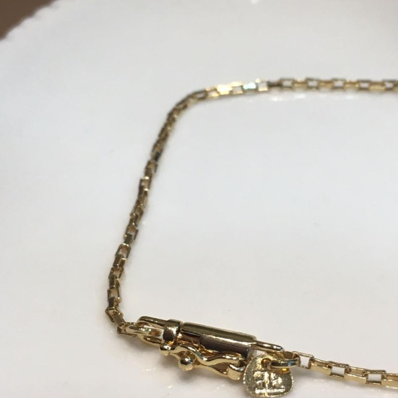 pulseira elo cartier pequeno com fecho canhão