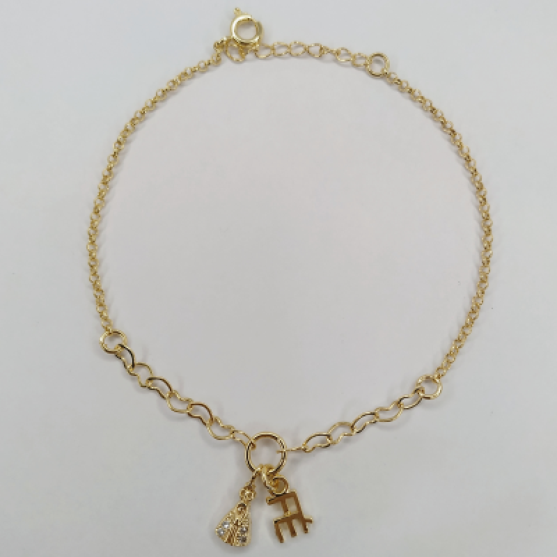 pulseira fé e nossa senhora aparecida cristal