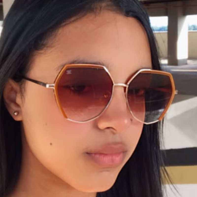 Oculos Sol Laranja