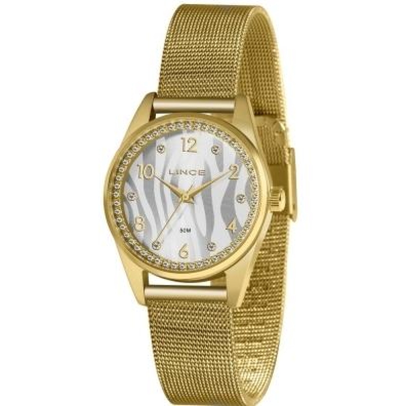 Relogio dourado lins