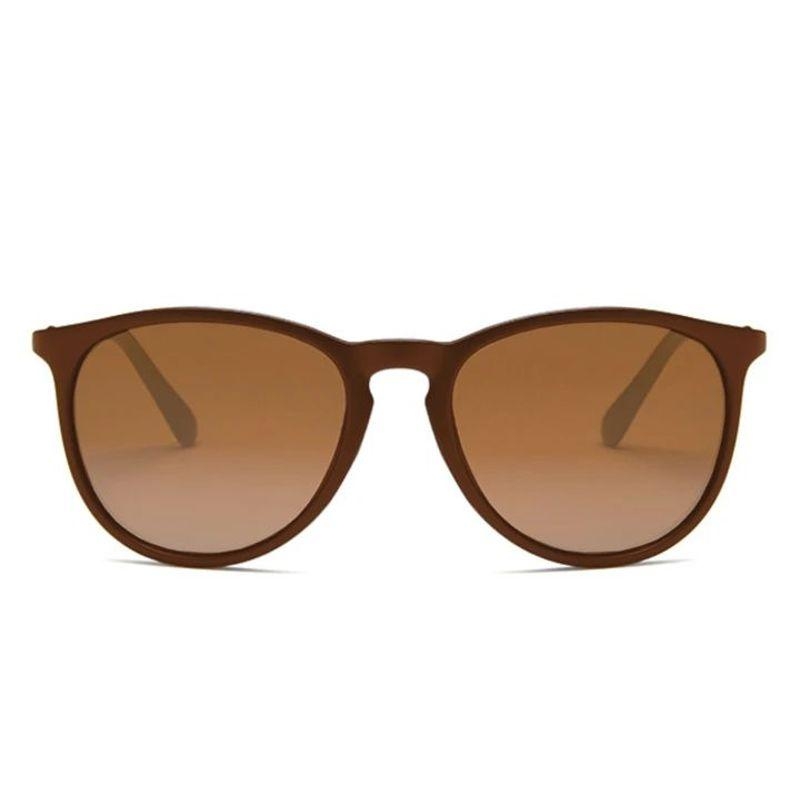 Oculos Oval Marrom