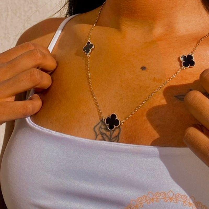 Colar Van Cleef Tres Trevo