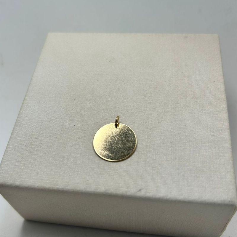 Pingente chapa redonda  p