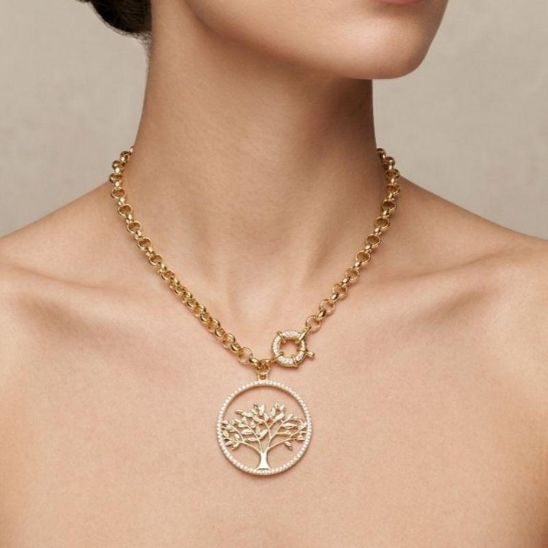 Choker elo português árvore da vida