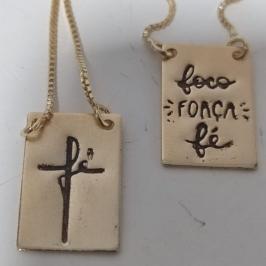 Escapulario Fé  - Foco Forca Fe