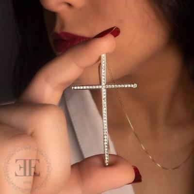 Pingente Crucifixo Cravejado