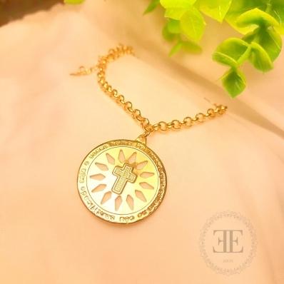 Pulseira cruz Pai nosso