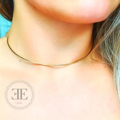 Colar Choker Aro Liso