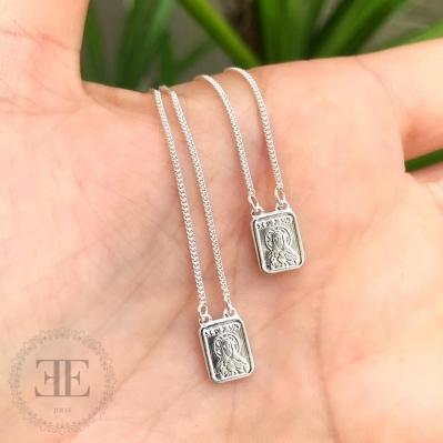Colar Escapulário Chapa Média