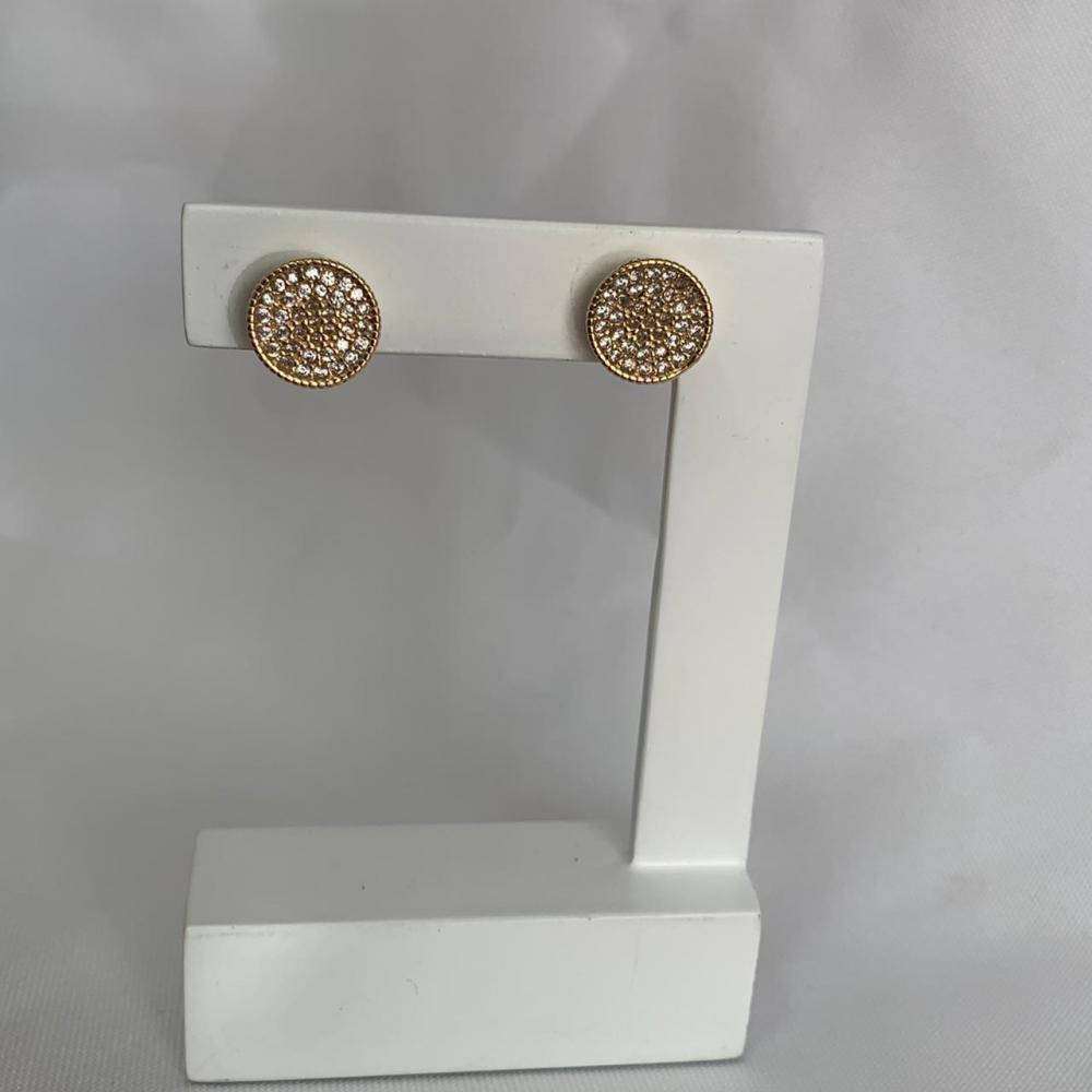 Brinco Circulo Cravejado Grande
