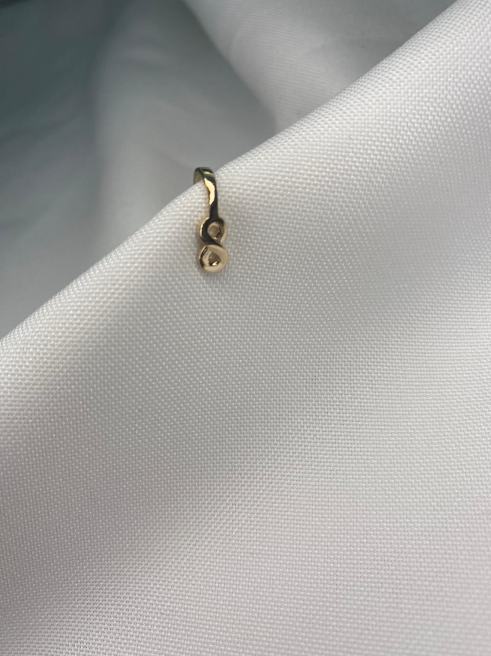 Brinco Piercing Fake Símbolo Infinito