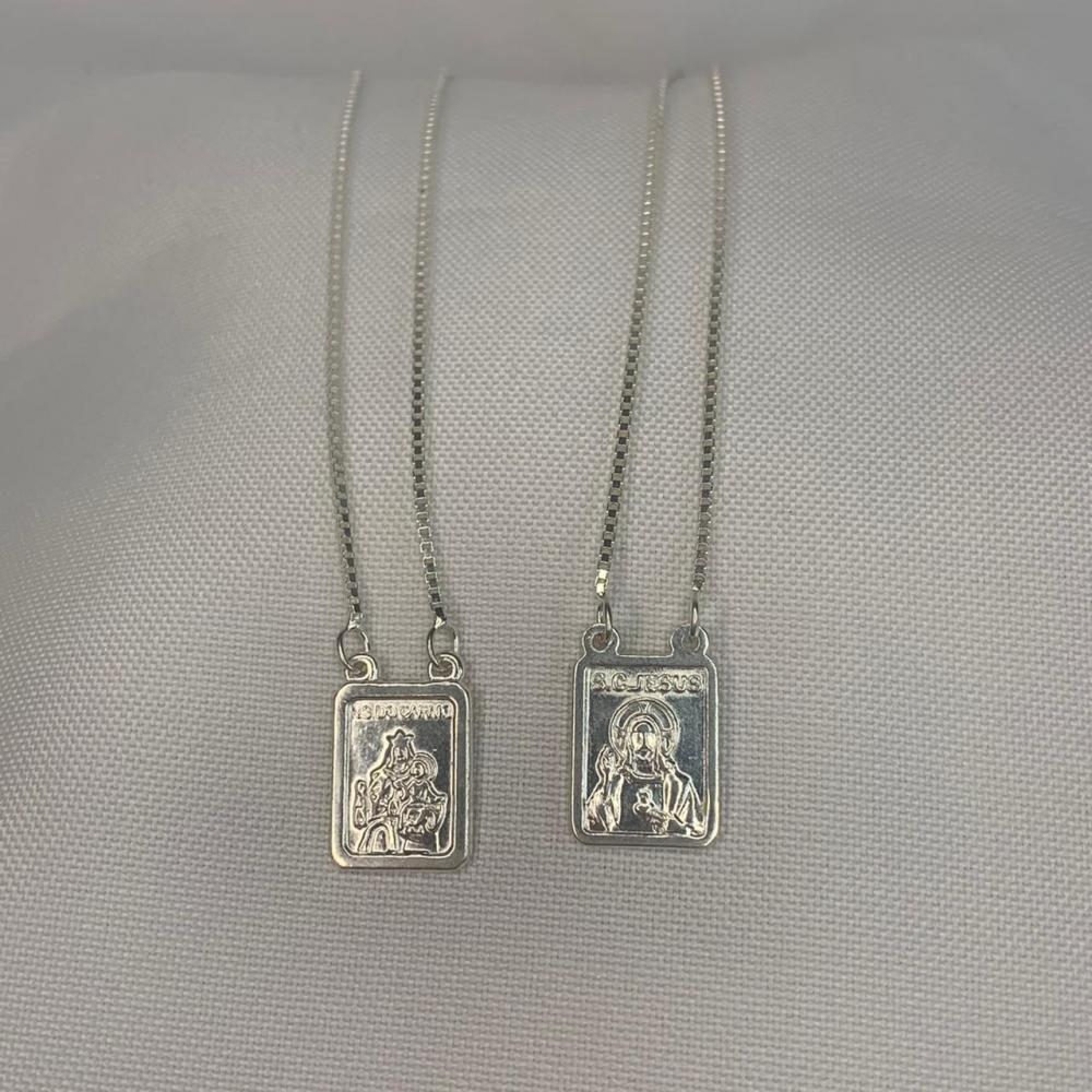 Colar Escapulário Chapa Média