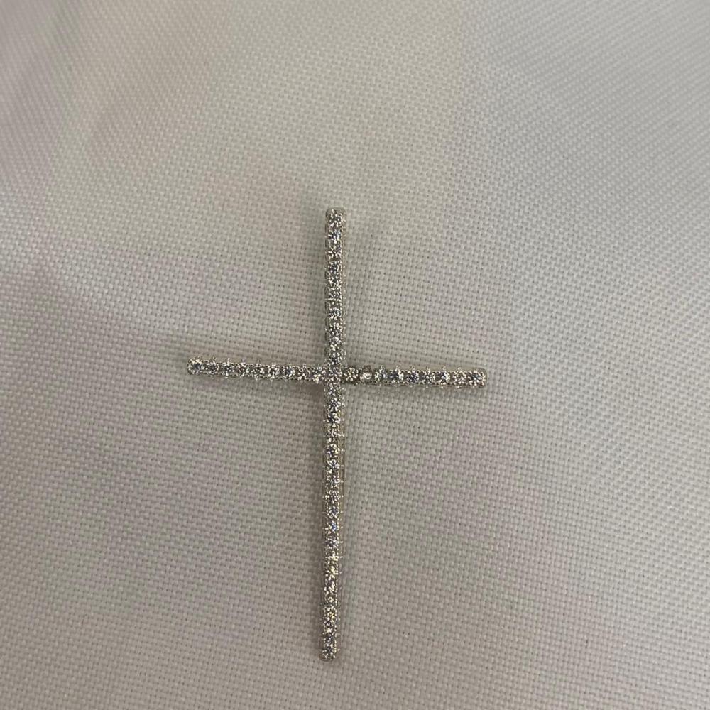 Pingente Cruz Cravejada