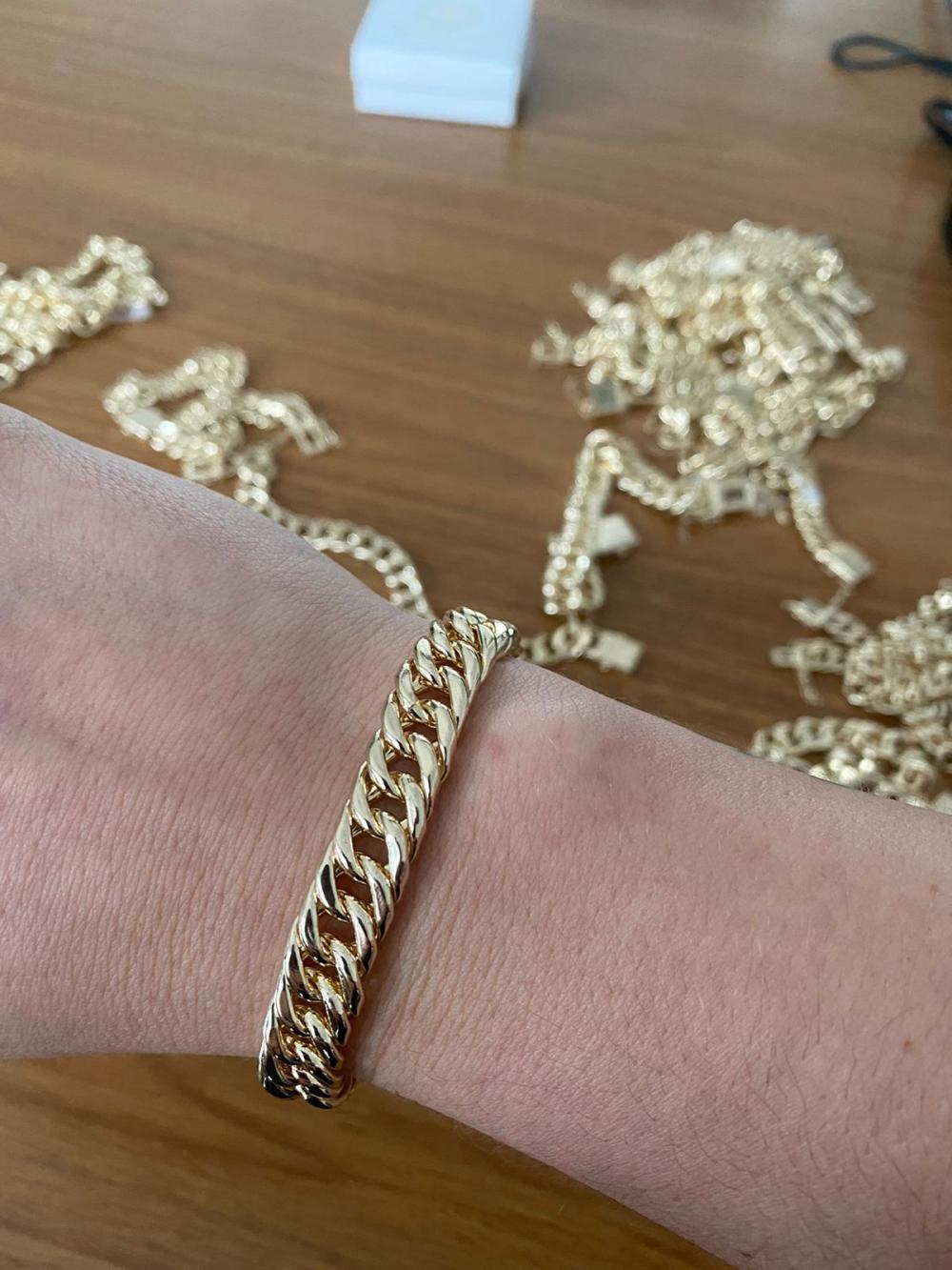 Pulseira Elos Fecho Gaveta 20cm