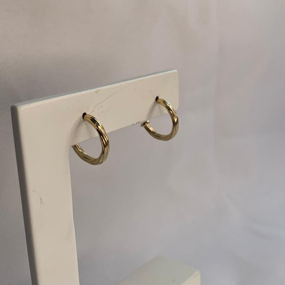 Argola Pequena Tubo Linhas com Ponta Redonda