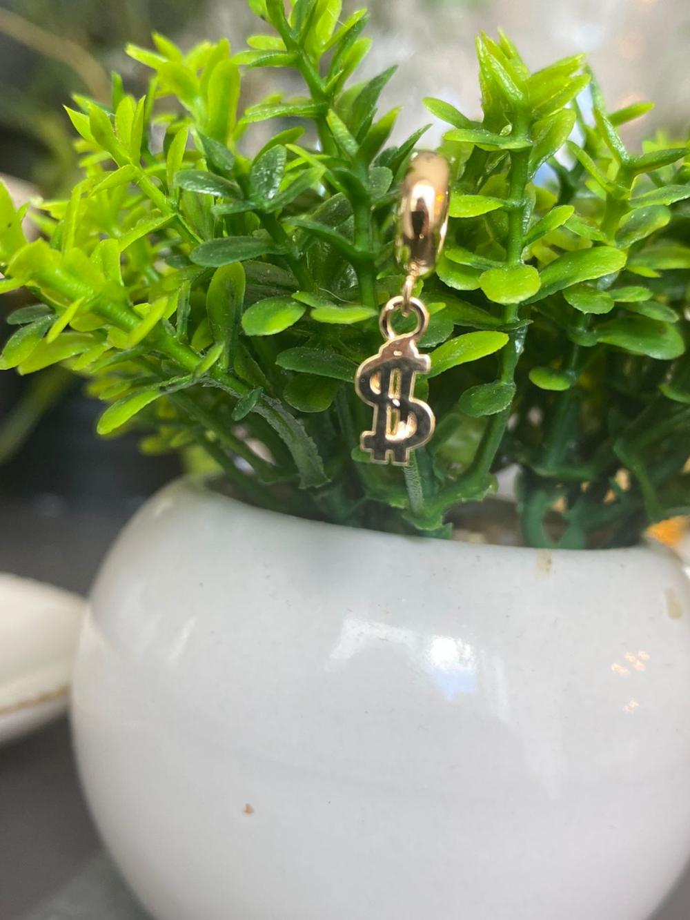 Pingente Cifrão para Pulseira Réplica Pandora