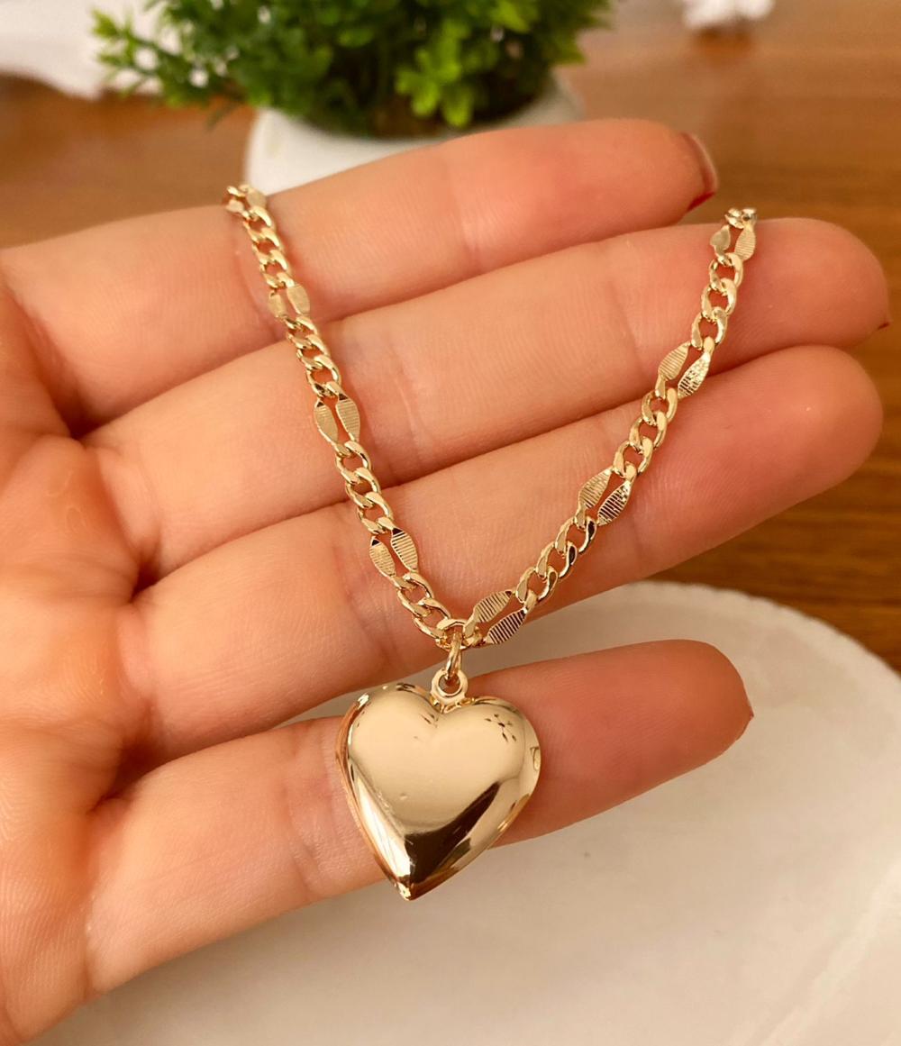Pulseira Coração Liso