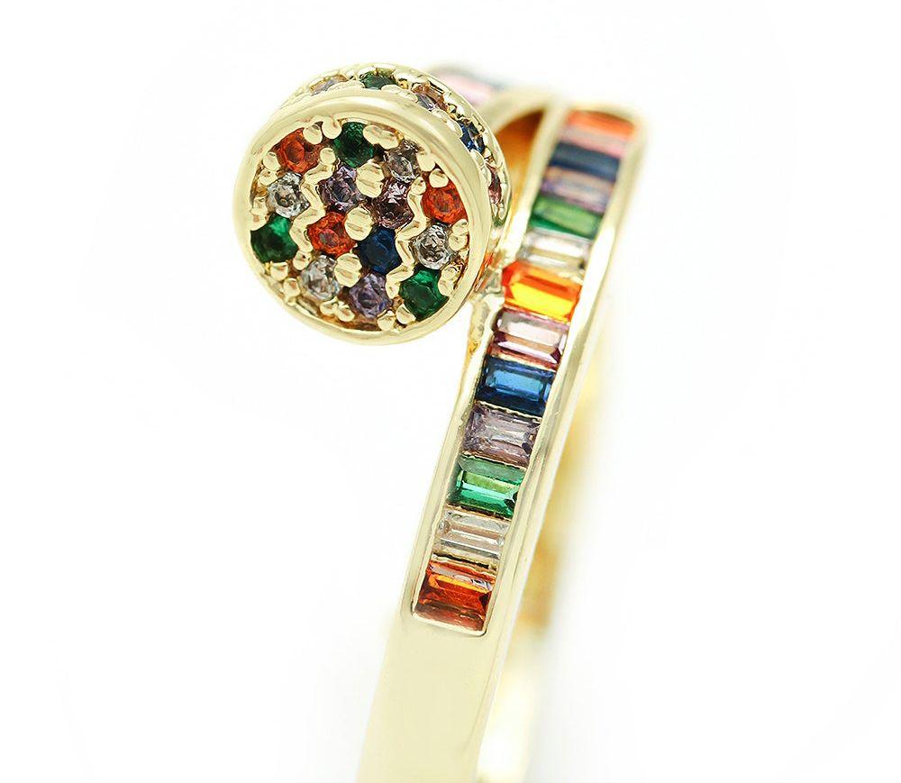 Anel replica cartier prego multicolors
