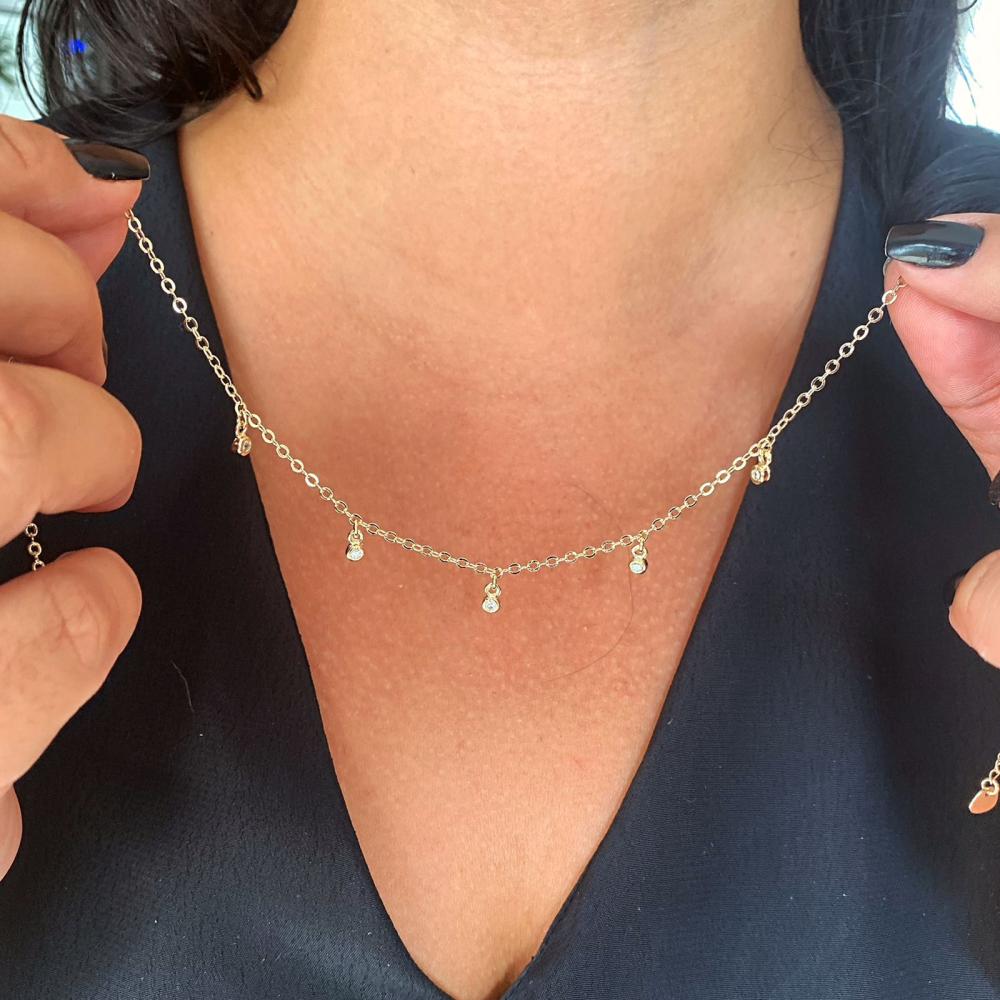 Chocker pontinhos de luz