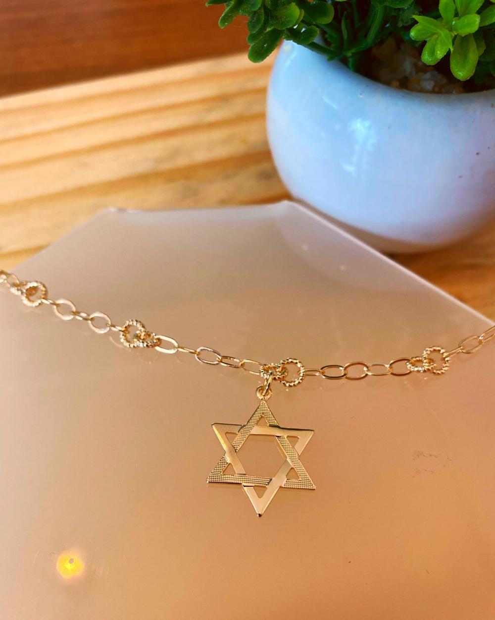 Pulseira Estrela de Davi