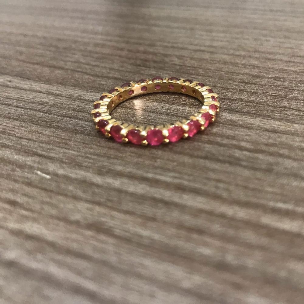 Aliança Cristal rosa