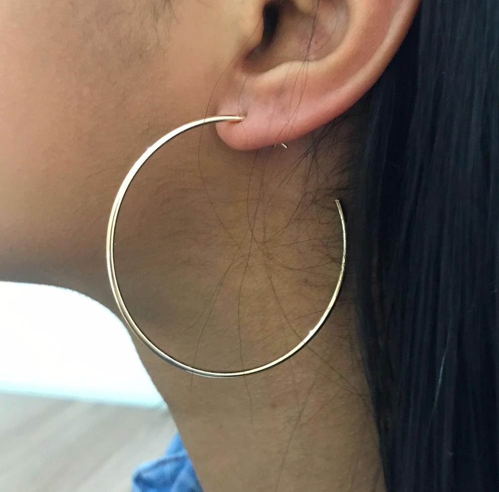 Argola tubo com tarracha media