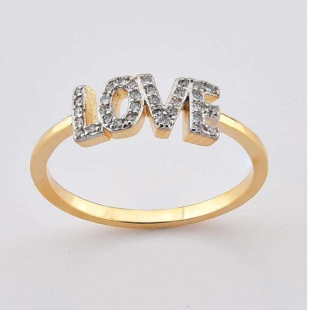 Anel Love cravejado