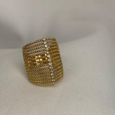 Anel 14 Linhas com Pontos de Luz