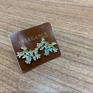 Brinco Cristal verde