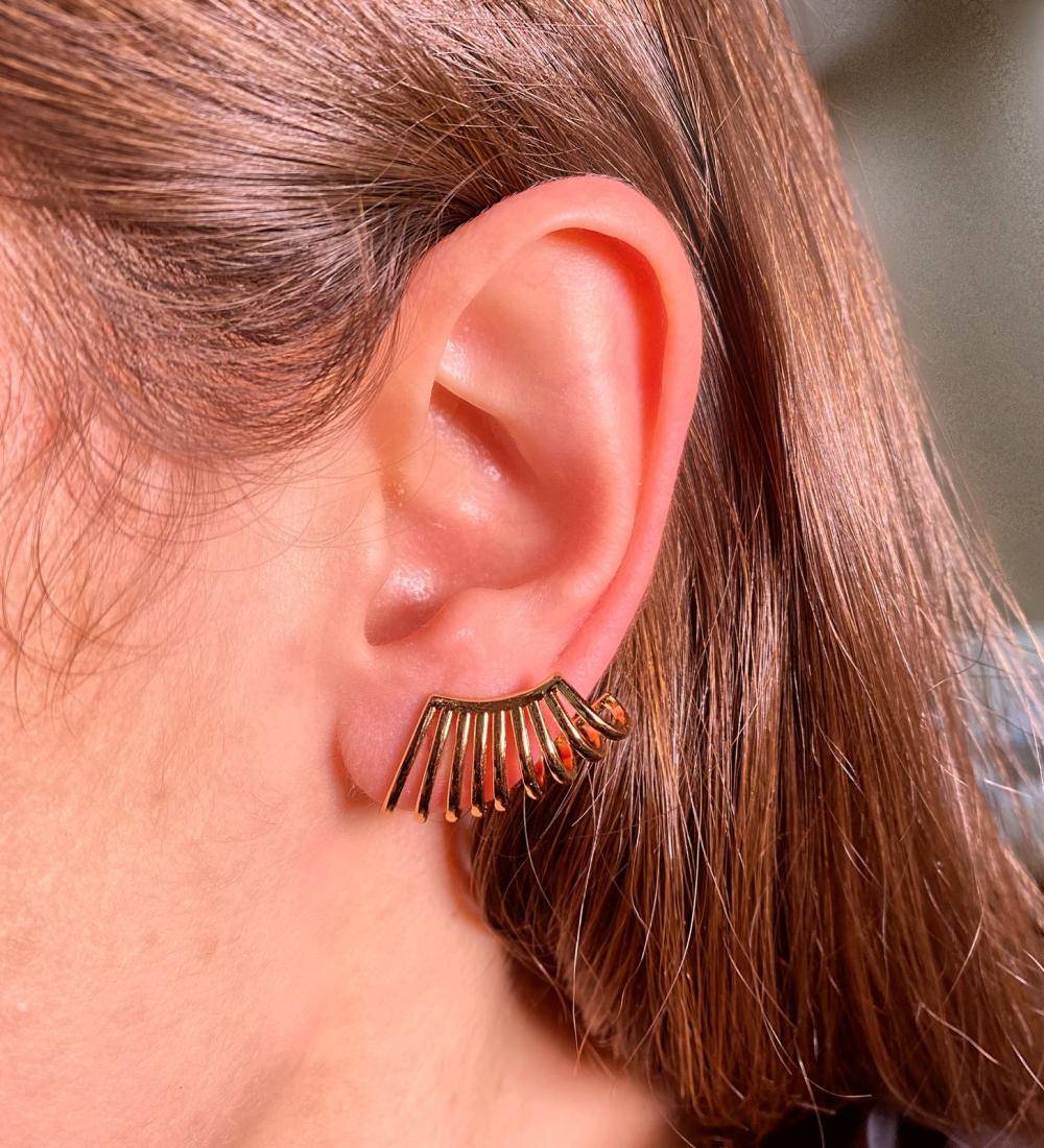 Brinco ear hook liso