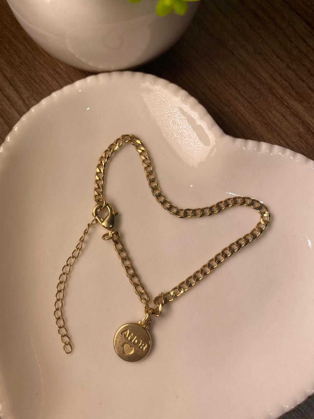 Pulseia medalha amor