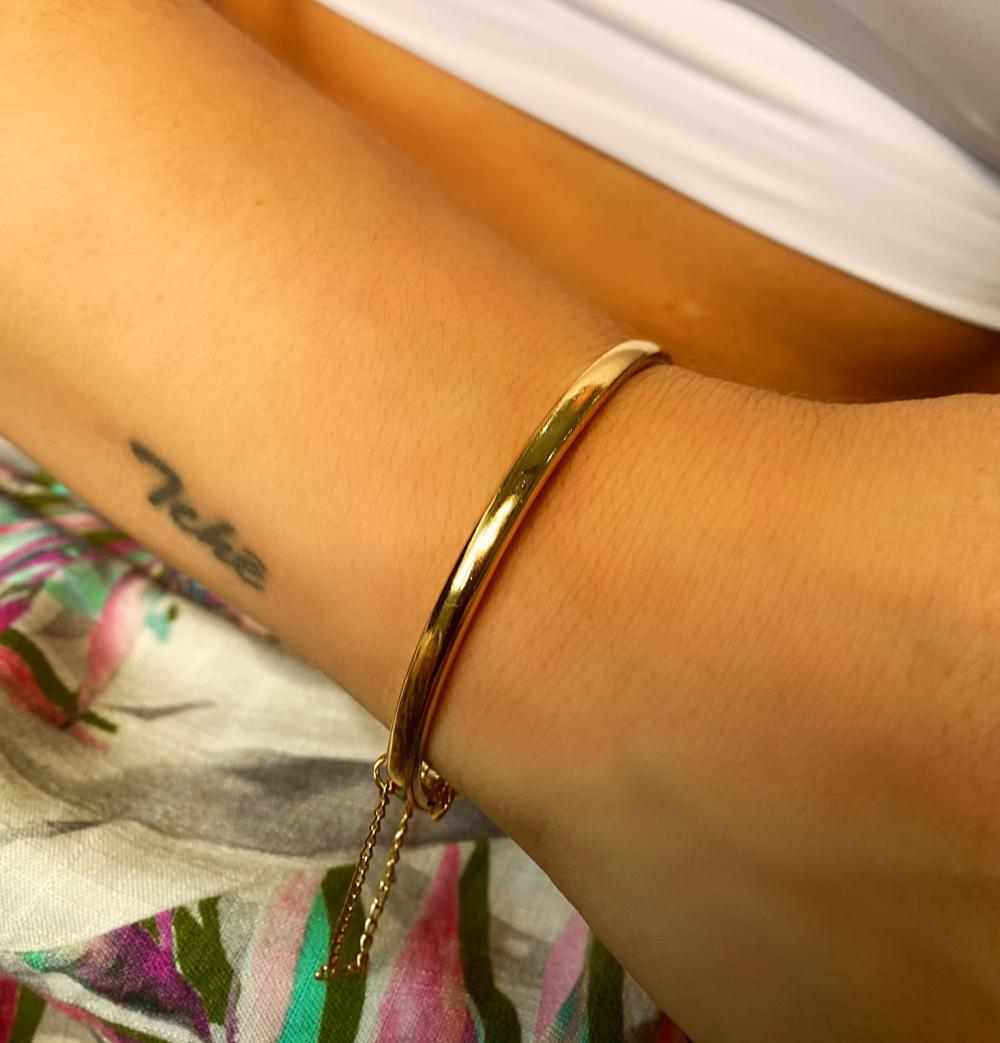 Pulseira Bracelete liso correntinha